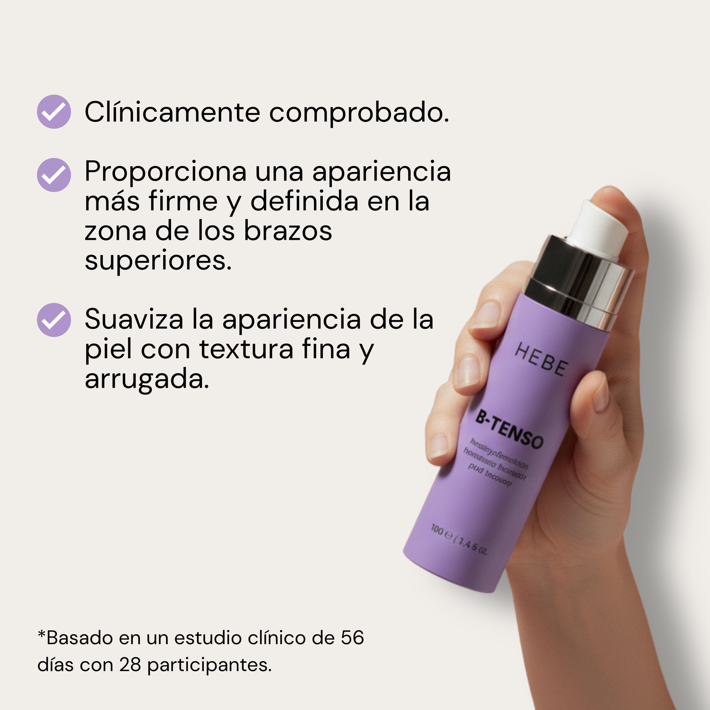 B-TENSO Crema Reafirmante Con Efecto Reductor Para Brazos