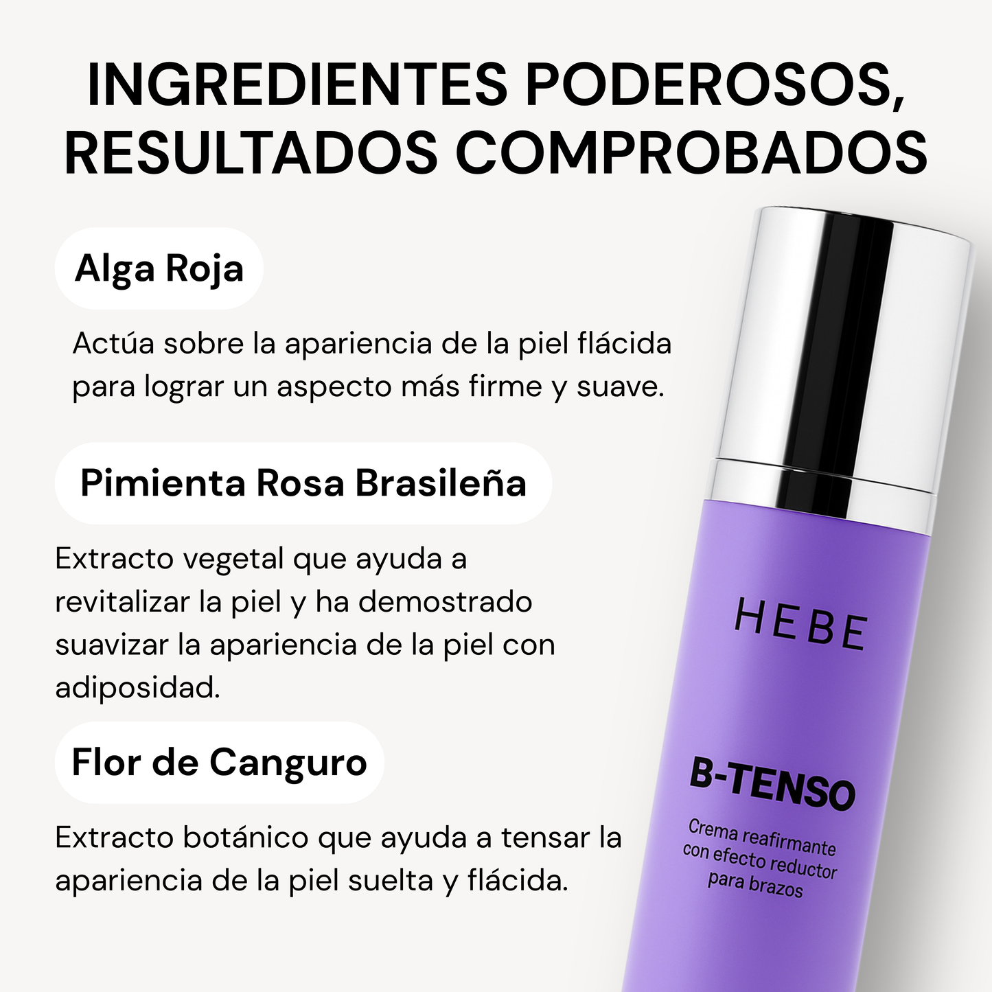 B-TENSO Crema Reafirmante Con Efecto Reductor Para Brazos