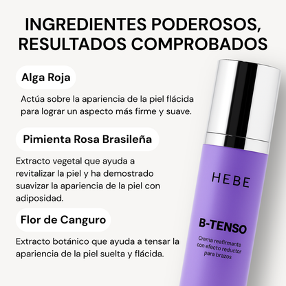 B-TENSO Crema Reafirmante Con Efecto Reductor Para Brazos