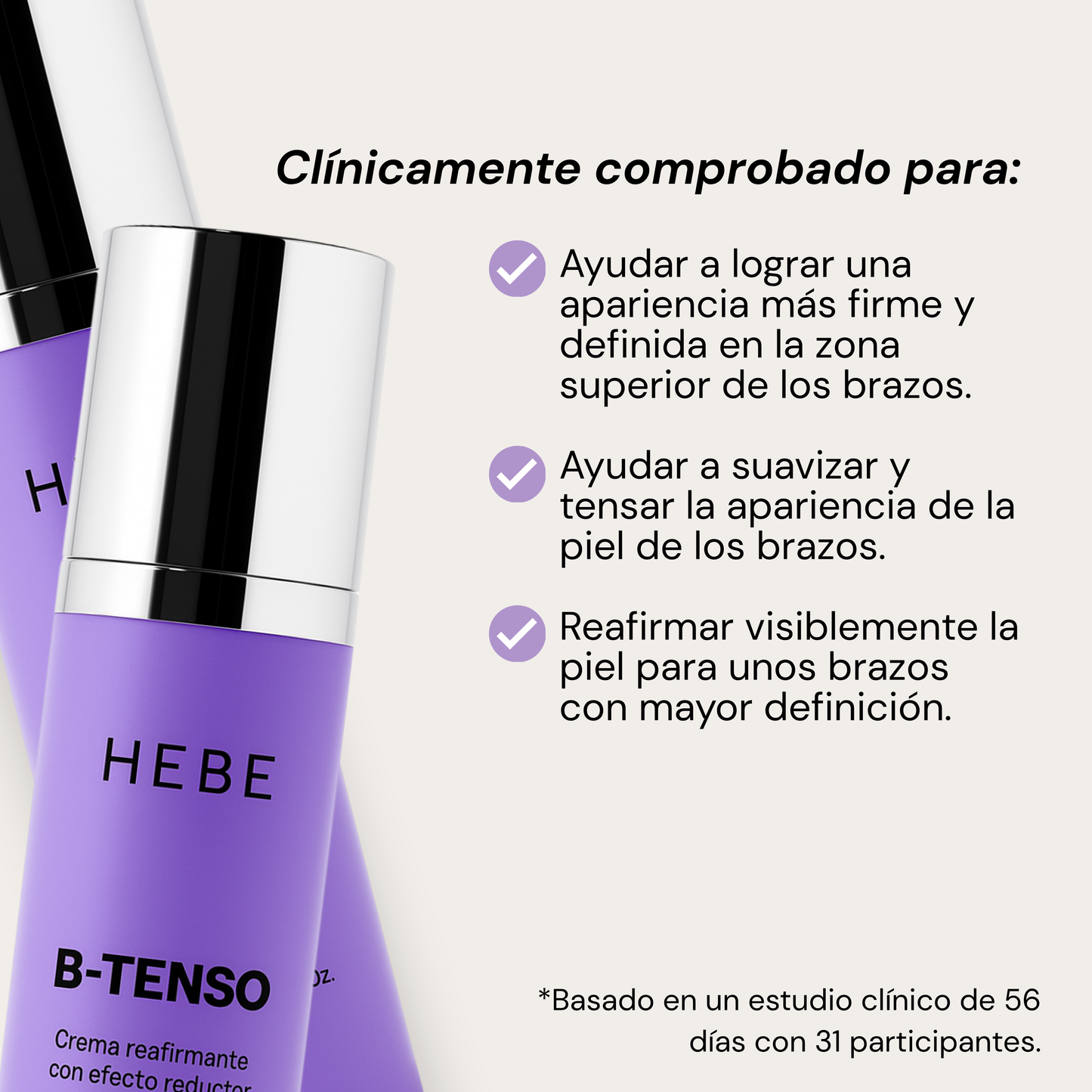 B-TENSO Crema Reafirmante Con Efecto Reductor Para Brazos