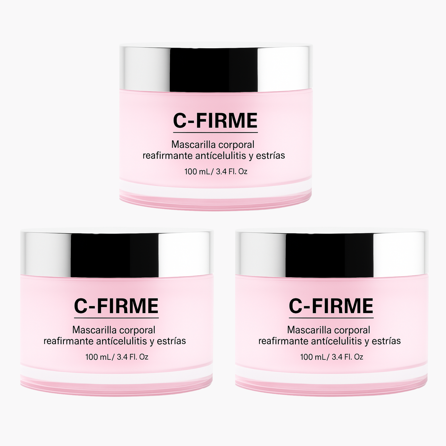 C-FIRME Mascarilla Corporal Reafirmante Anticelulitis y Estrías - x3