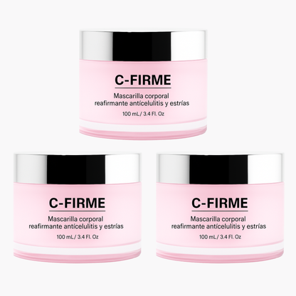 C-FIRME Mascarilla Corporal Reafirmante Anticelulitis y Estrías - x3