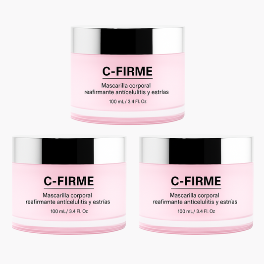 C-FIRME Mascarilla Corporal Reafirmante Anticelulitis y Estrías - x3