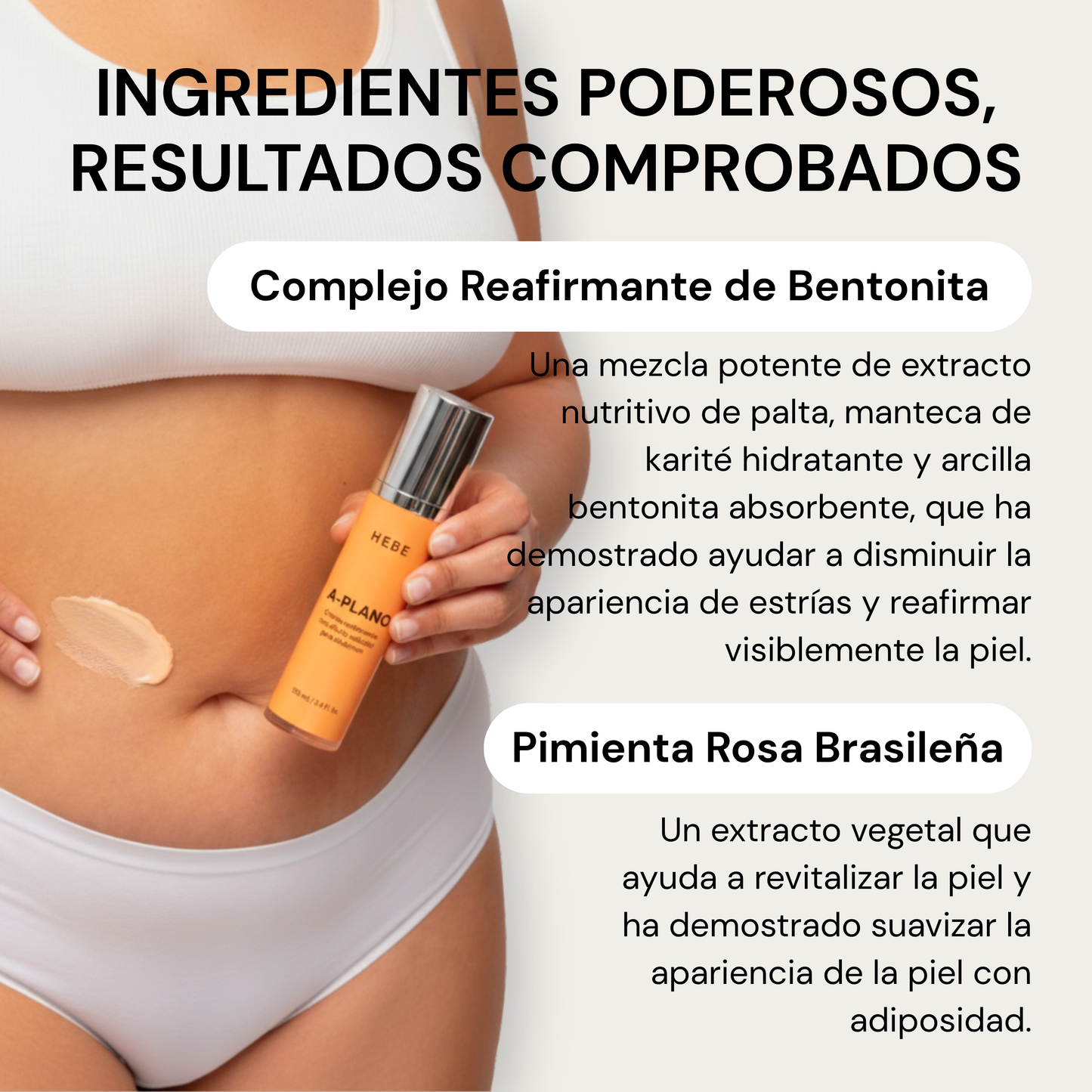 A-PLANO Crema Reafirmante Con Efecto Reductor Para Abdomen